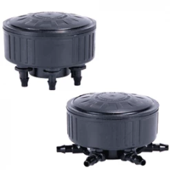 DRIP IRRIGATION DIG 6-Outlet PC Irrigation Adjustable Outlets Bubbler Manifold 1/2" FPT Base