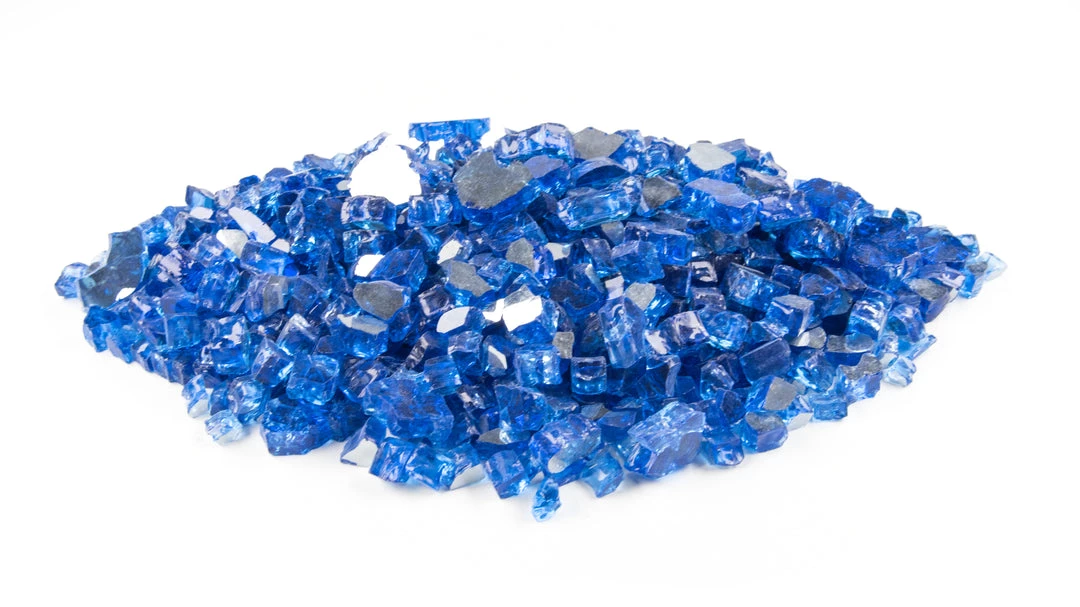 ONE STOP OUTDOOR 10lbs 1/2" Cobalt Blue - Tempered Reflective Fire Glass Rock For Fireplace & Fire Pit 5 ONE STOP OUTDOOR 10lbs 1/2" Cobalt Blue - Tempered Reflective Fire Glass Rock For Fireplace & Fire Pit