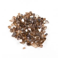 ONE STOP OUTDOOR Vibrant Luster 1/2" Medium, Copper Amber By The Pound - Tempered Reflective Fire Glass Rock For Fireplace And Fire Pit 10 ONE STOP OUTDOOR Vibrant Luster 1/2