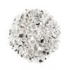 ONE STOP OUTDOOR 10lbs 1/2", Clear Reflective Fire Glass - Tempered For Fireplace & Fire Pit