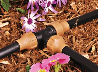 DIG 1/2" Drip Irrigation Universal Nut Lock Swivel Tee Fitting X 3/4" FNPT With Washer 2 DIG 1/2" Drip Irrigation Universal Nut Lock Swivel Tee Fitting X 3/4" FNPT With Washer