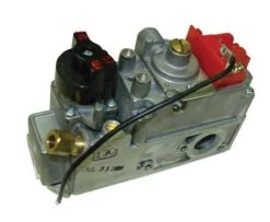 HPC - Hearth 200-D FRONT INLET/REAR OUTLET VALVE DEXEN - 200 Deg. Rated Front Inlet/Rear Outlet Millivolt Valve For Natural Gas.