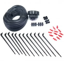 DRIP IRRIGATION DIG TOP-100, 1 GPH Drip Kit 12 Plant - 12 Outlet PC Irrigation Bubbler Manifold, Tubing & More