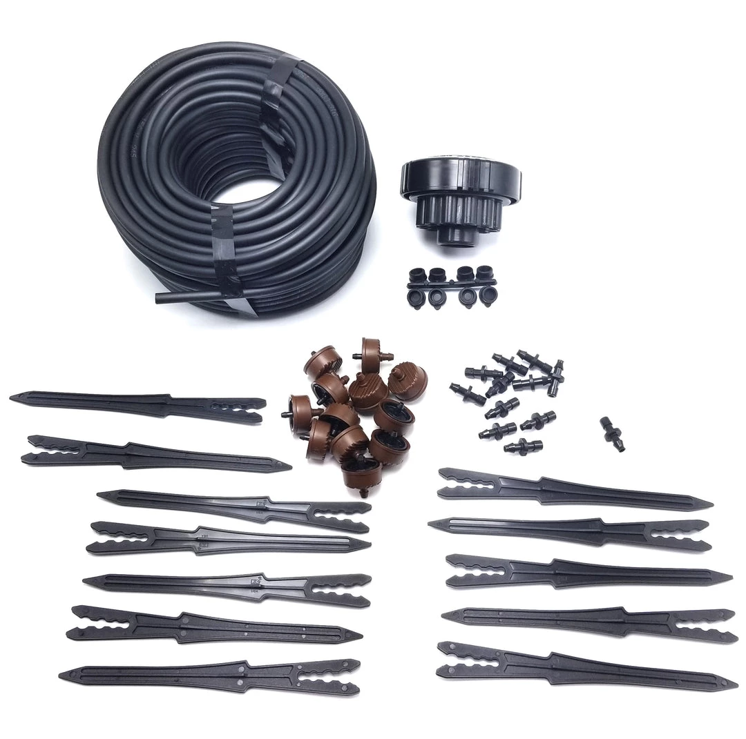 DIG 12 Plant Drip Irrigation Home Grow Kit - With Emitters 2 DIG 12 Plant Drip Irrigation Home Grow Kit - With Emitters