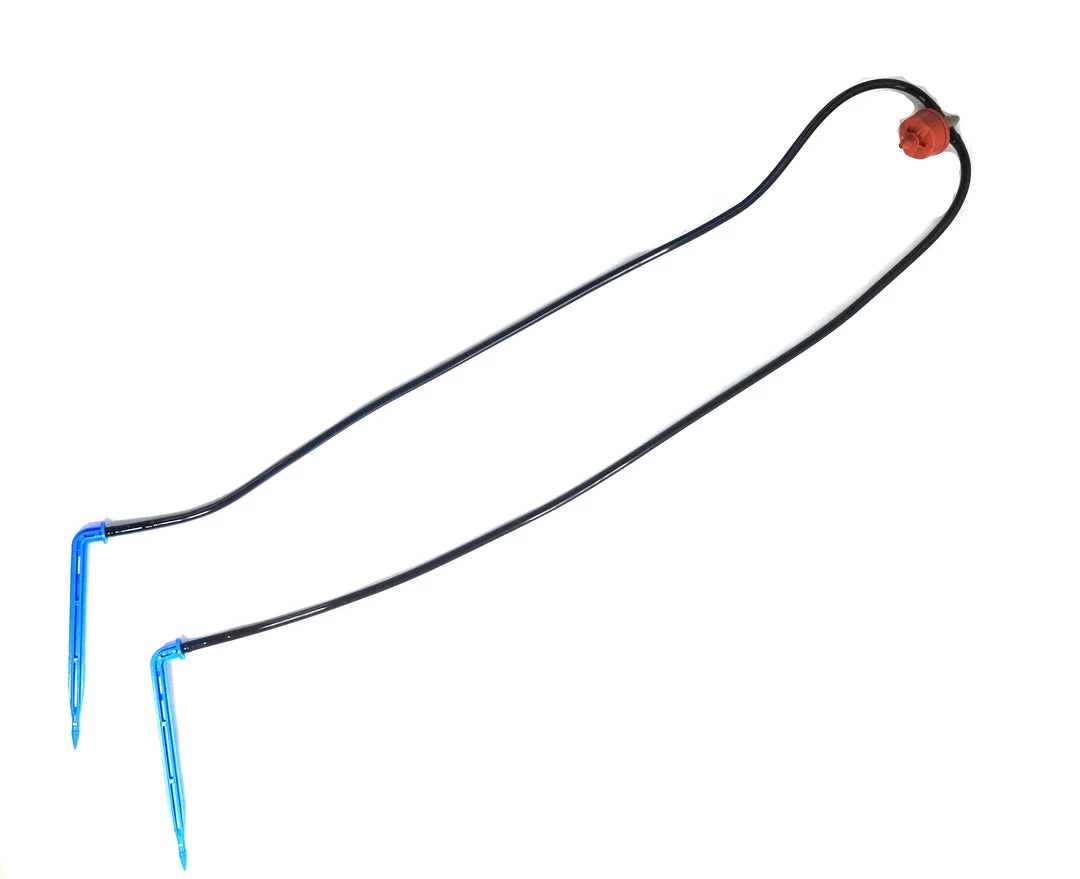 ONE STOP OUTDOOR Drip Irrigation Grow Kit, 2-Head Angled Arrow Drip Stake With Dripper, Tubing & Fitting - 0.5 GPH (2 LPH) 1 ONE STOP OUTDOOR Drip Irrigation Grow Kit, 2-Head Angled Arrow Drip Stake With Dripper, Tubing & Fitting - 0.5 GPH (2 LPH)