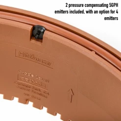 ONE STOP OUTDOOR USA Made - Edging Rounds Tree Ring (20" With Drip Irrigation Kit)- Landscape & Garden Edging Ring / Planting Ring For Water Retention Praxxis H20 Wize HW-2010