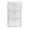 DRAWERS BBQ-260-DRW3-PTH - PCM 260 Series 16-Inch Triple Access Drawer With Paper Towel Holder