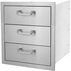 BBQ-260-DRW3-PTH - PCM 260 Series 16-Inch Triple Access Drawer With Paper Towel Holder DRAWERS