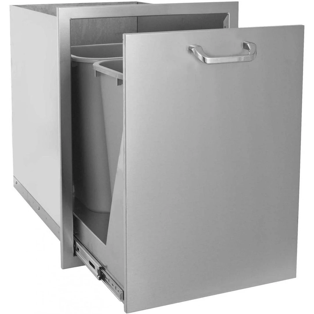 BBQ-260-TREC-DRW - PCM 260 Series 20-Inch Roll-Out Double Trash/Recycling Bin ROLLOUTS 1 BBQ-260-TREC-DRW - PCM 260 Series 20-Inch Roll-Out Double Trash/Recycling Bin ROLLOUTS