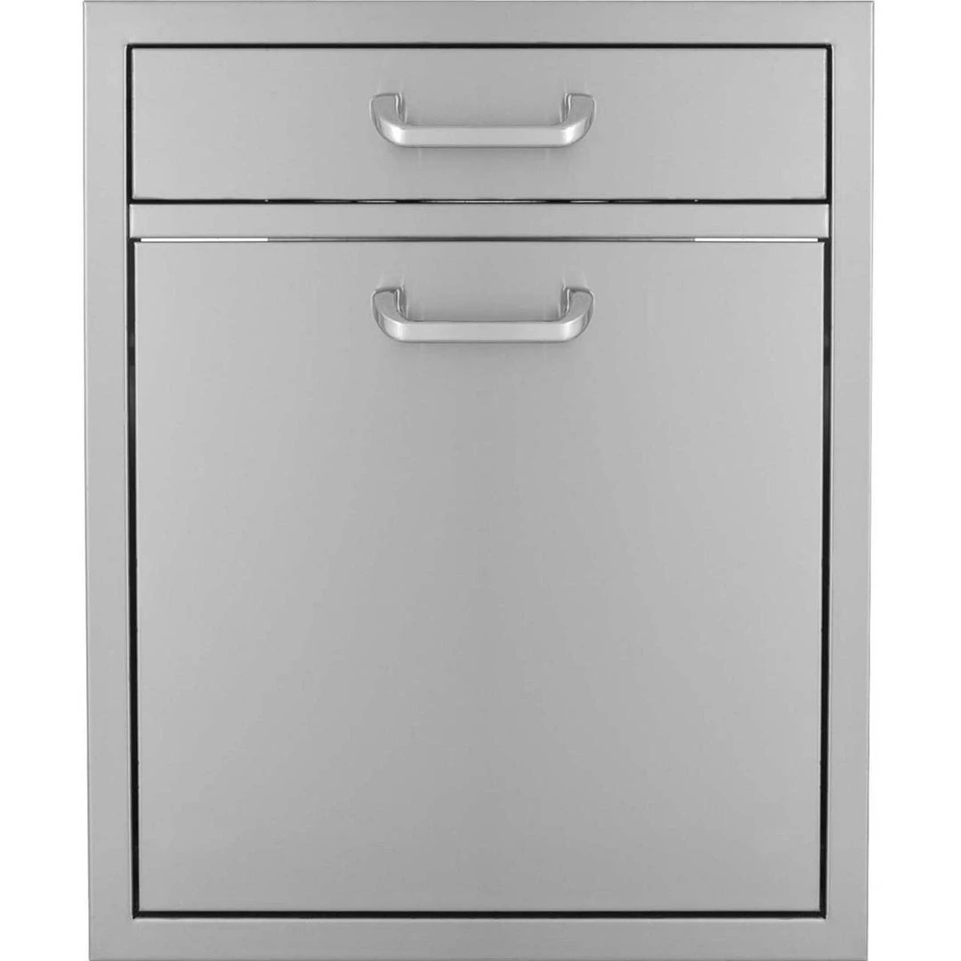 ROLLOUTS BBQ-260-TR-DR1 - PCM 260 Series 20-Inch Single Drawer & Roll-Out Trash/Recycling Bin Combo 2 ROLLOUTS BBQ-260-TR-DR1 - PCM 260 Series 20-Inch Single Drawer & Roll-Out Trash/Recycling Bin Combo