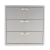 DRAWERS BLZ-30W-3DRW Blaze 30 Inch Triple Access Drawer