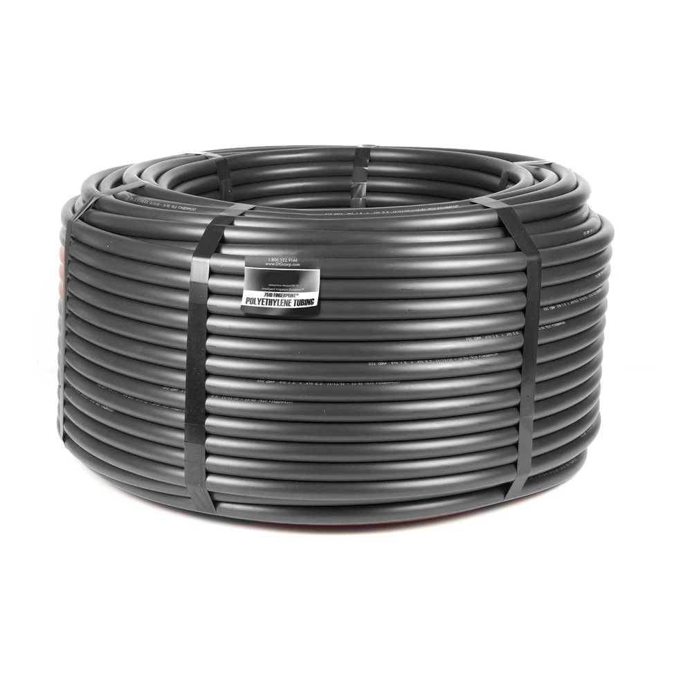 DIG 1/2" Blank Polyethylene Drip Tubing Black .600 ID X .700 OD DRIP IRRIGATION 1 DIG 1/2" Blank Polyethylene Drip Tubing Black .600 ID X .700 OD DRIP IRRIGATION