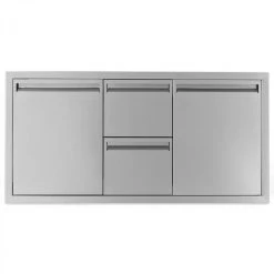 BBQ-350-DDC-42TR - PCM 350 Series 42-Inch Door, Double Drawer & Roll-Out Trash Bin Combo DRAWERS