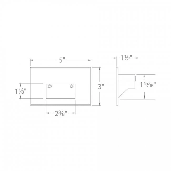 WAC 4011 9-15V LED 2700K Step / Wall Light - Rectangle 4011-27BZ LIGHTING 2 WAC 4011 9-15V LED 2700K Step / Wall Light - Rectangle 4011-27BZ LIGHTING