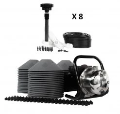 DIG 48-Plant Grow Kit - Drip Irrigation Emitters, Pump, Caps, Fittings, Manifold, Tubing