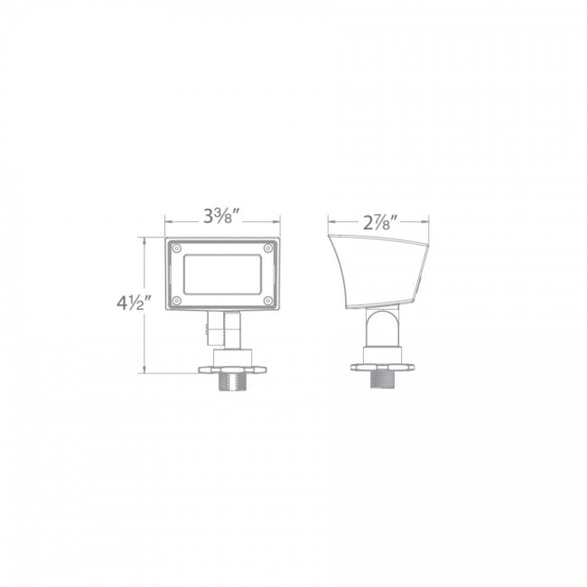 LIGHTING WAC Mini Wall Wash 12V LED With Dual CCT Mini Landscape Wall Wash Luminaire 3000K - 5121-27/30BZ 3 LIGHTING WAC Mini Wall Wash 12V LED With Dual CCT Mini Landscape Wall Wash Luminaire 3000K - 5121-27/30BZ