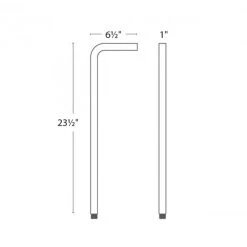 WAC Balance LED Path Light 6061-27BZ