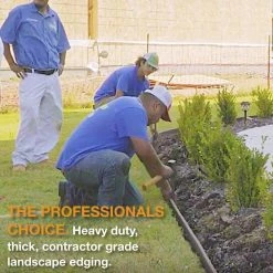 ONE STOP OUTDOOR ARTIFICIAL TURF Landscape & Garden Thick Bender Board Edging Kit 3.3