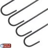 ONE STOP OUTDOOR USA Made - #3 Rebar Stakes J Hook Heavy Duty Steel Ground Anchors 12 Inch REBAR & GROUND STAKES