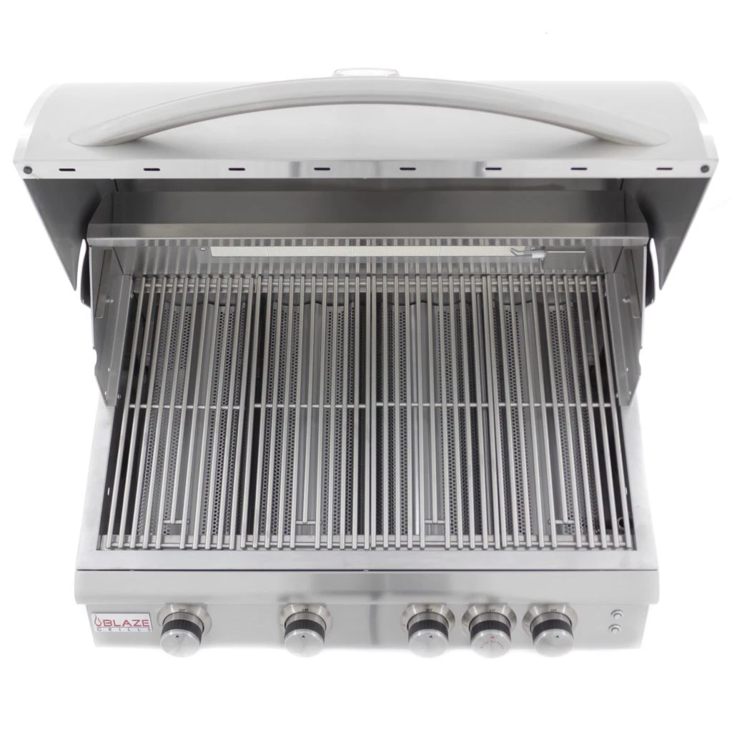 Blaze BLZ-4LTE2-LP/NG 32 Inch 4-Burner LTE Gas Grill With Rear Burner, Built-in Lighting System 13 Blaze BLZ-4LTE2-LP/NG 32 Inch 4-Burner LTE Gas Grill With Rear Burner, Built-in Lighting System