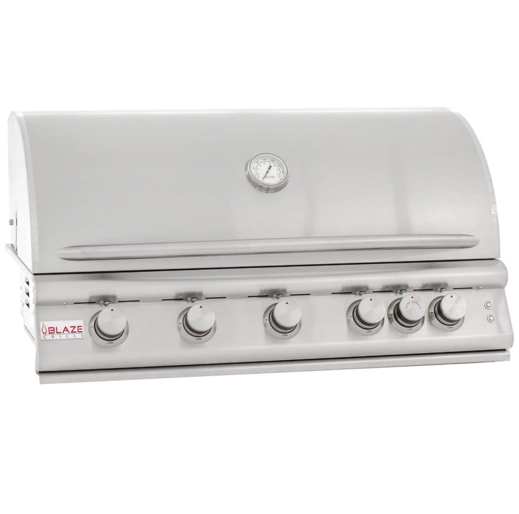 BLZ-5LTE2(LP/NG) - Blaze 40 Inch 5-Burner LTE Gas Grill With Rear Burner And Built-in Lighting System 19 BLZ-5LTE2(LP/NG) - Blaze 40 Inch 5-Burner LTE Gas Grill With Rear Burner And Built-in Lighting System