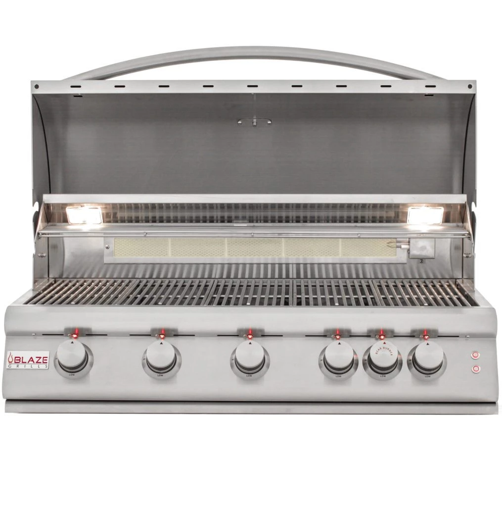 BLZ-5LTE2(LP/NG) - Blaze 40 Inch 5-Burner LTE Gas Grill With Rear Burner And Built-in Lighting System 3 BLZ-5LTE2(LP/NG) - Blaze 40 Inch 5-Burner LTE Gas Grill With Rear Burner And Built-in Lighting System