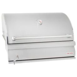 BLZ-4-CHAR Blaze 32" Inch Pro Grade Stainless Steel Charcoal Built In BBQ Grill