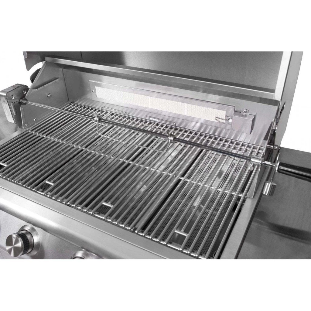 Blaze BLZ-4LBM-LP/NG 32 Inch 4-Burner Grill With Rear Burner, Traditional Series Stainless Steel Gas BBQ GAS GRILLS 4 Blaze BLZ-4LBM-LP/NG 32 Inch 4-Burner Grill With Rear Burner, Traditional Series Stainless Steel Gas BBQ GAS GRILLS