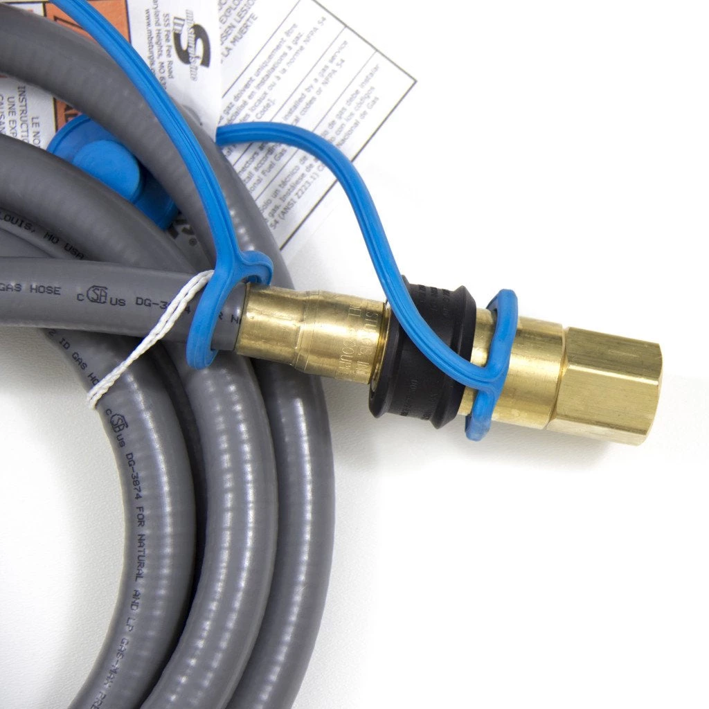 Blaze BLZ-NG-HOSE 1/2 Inch Natural Gas Hose With Quick Disconnect GAS GRILLS 2 Blaze BLZ-NG-HOSE 1/2 Inch Natural Gas Hose With Quick Disconnect GAS GRILLS