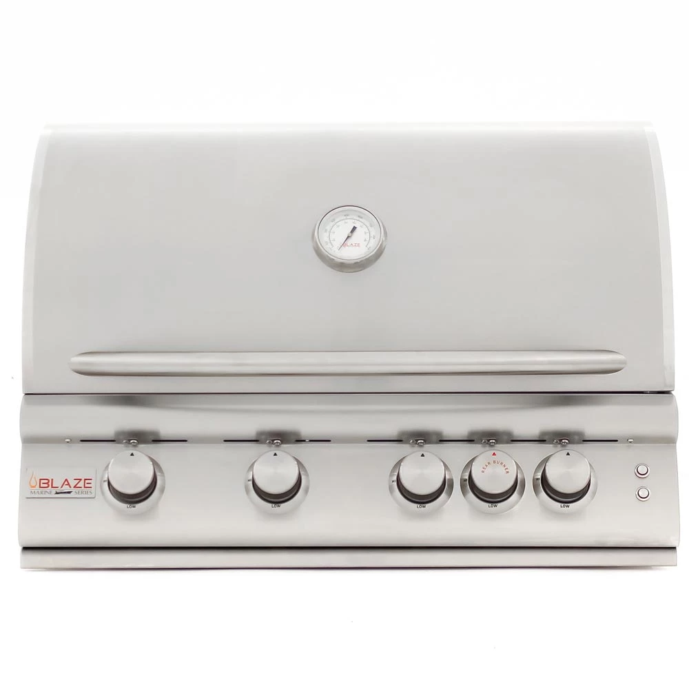 BLZ-4LTE2MG - Blaze 4LTE2 Marine Grade Grill 316L 4-Burner Premium LTE 1 BLZ-4LTE2MG - Blaze 4LTE2 Marine Grade Grill 316L 4-Burner Premium LTE