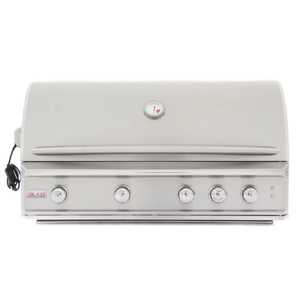 BLZ-4PRO-LP/NG Blaze Professional 44-Inch 4 Burner Built-In Gas Grill With Rear Infrared Burner GAS GRILLS 1 BLZ-4PRO-LP/NG Blaze Professional 44-Inch 4 Burner Built-In Gas Grill With Rear Infrared Burner GAS GRILLS