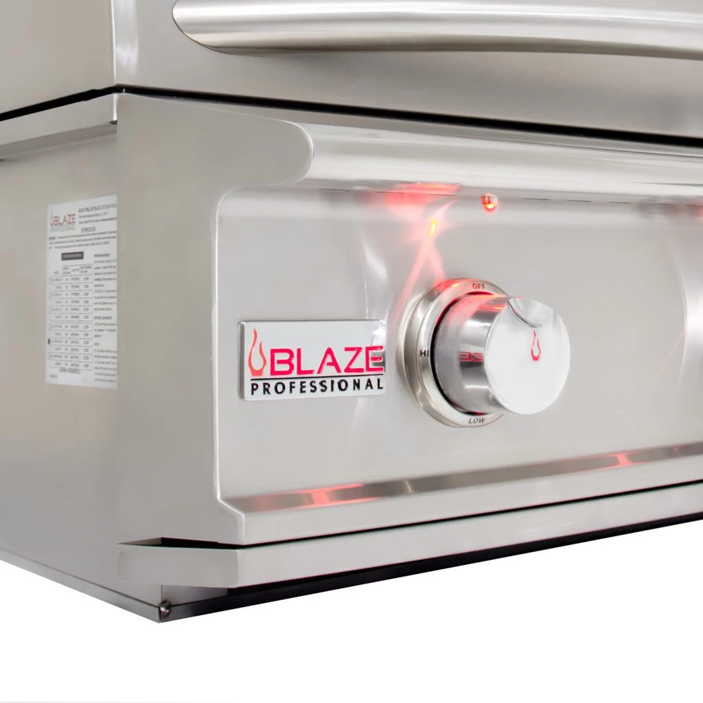 BLZ-4PRO-LP/NG Blaze Professional 44-Inch 4 Burner Built-In Gas Grill With Rear Infrared Burner GAS GRILLS 5 BLZ-4PRO-LP/NG Blaze Professional 44-Inch 4 Burner Built-In Gas Grill With Rear Infrared Burner GAS GRILLS