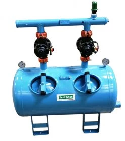 M4-DCM4 - Irritec Dual Chamber Sand Media Irrigation Filter 4" Grooved Inlet/Outlet - 154-226 GPM