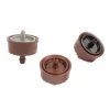 DIG .3-1 GPH Button Drippers With Check Valve, Barbed (100 Pack)