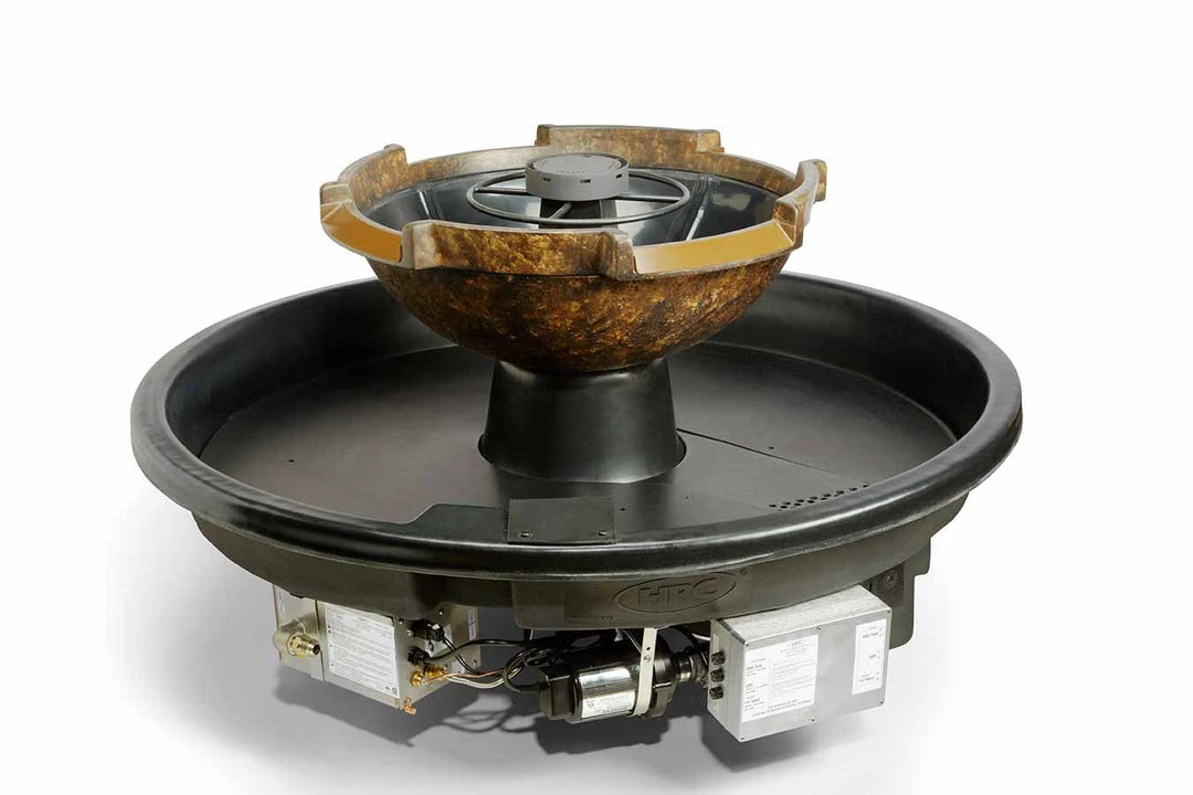 HPC Hearth H2Onfire 360 - Sienna Fire & Water Insert Fire Pit & Waterfall Bowl & Electronic Ignition OUTDOOR FIRE 1 HPC Hearth H2Onfire 360 - Sienna Fire & Water Insert Fire Pit & Waterfall Bowl & Electronic Ignition OUTDOOR FIRE