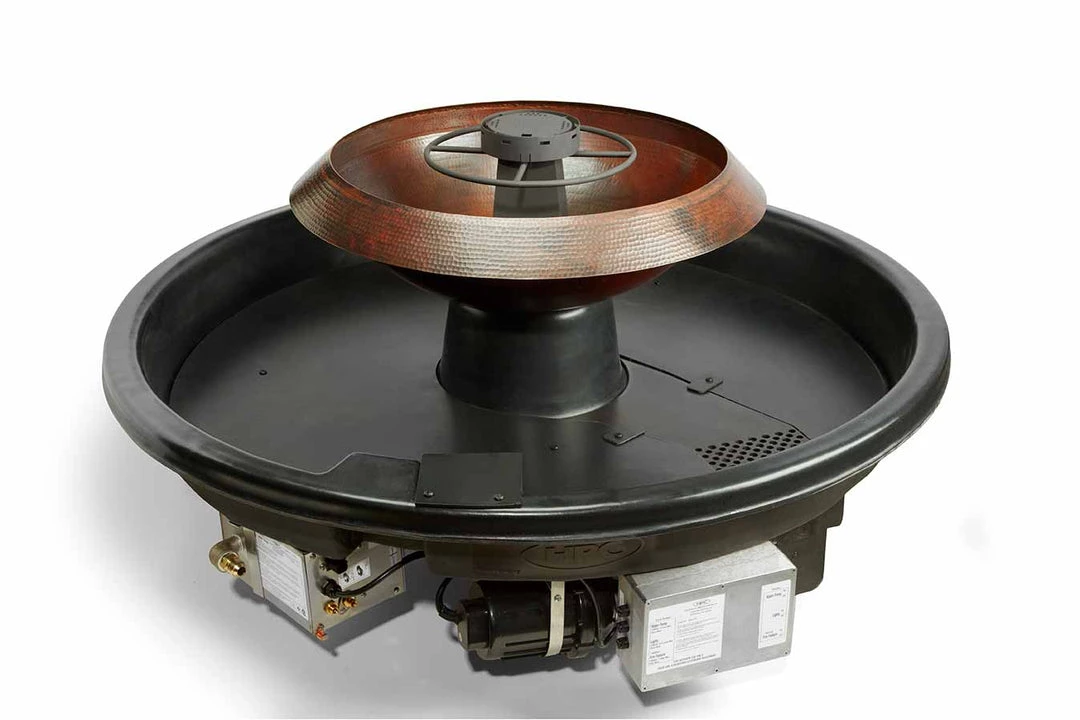 OUTDOOR FIRE HPC Hearth H2Onfire 360 - Copper Fire Water Insert, Fire Pit & Waterfall Bowl W/ Electronic Ignition 1 OUTDOOR FIRE HPC Hearth H2Onfire 360 - Copper Fire Water Insert, Fire Pit & Waterfall Bowl W/ Electronic Ignition