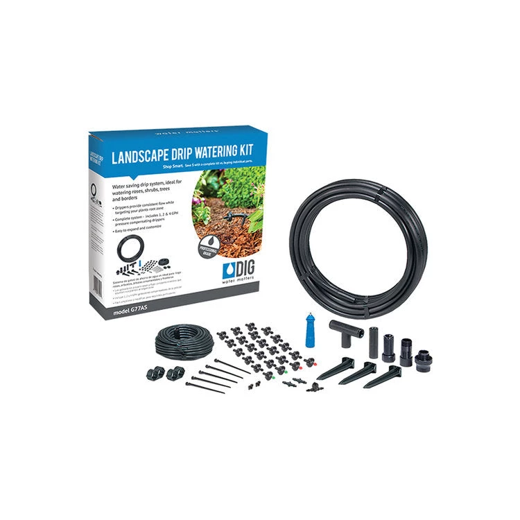 DIG G77AS - Landscape Drip Irrigation Kit (24 Plants) 1 DIG G77AS - Landscape Drip Irrigation Kit (24 Plants)
