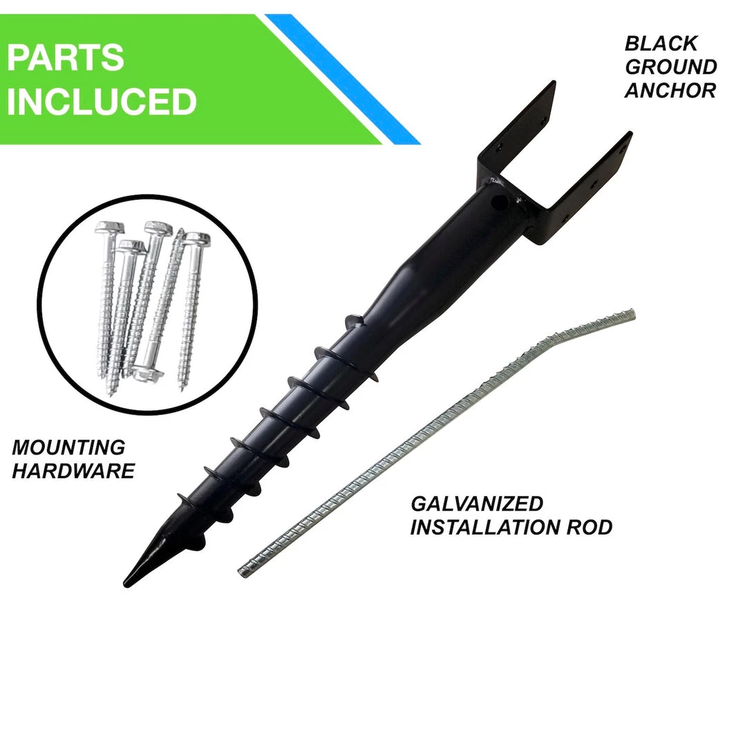 ONE STOP OUTDOOR Ground Anchor U-Model Screw Post Stake - Fits Standard 4x4 (3.5" X 3.5" Inch) Secure Mailbox Posts REBAR & GROUND STAKES 2 ONE STOP OUTDOOR Ground Anchor U-Model Screw Post Stake - Fits Standard 4x4 (3.5" X 3.5" Inch) Secure Mailbox Posts REBAR & GROUND STAKES