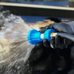 ONE STOP OUTDOOR Vortex Fireman Style Hose Nozzle Sprayer - Heavy Duty Garden Nozzle - Black HOSE, NOZZLES, ETC.