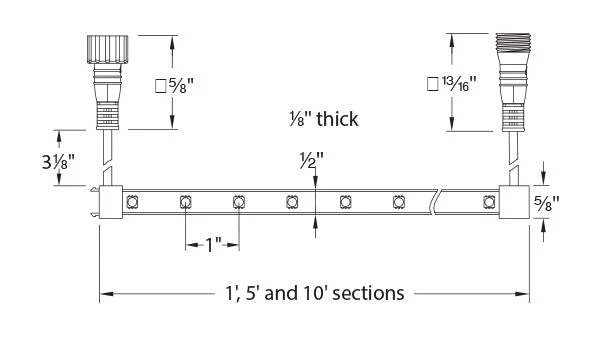 WAC Lighting InvisiLED® Palette 24V Outdoor RGB Color Changing Tape System - 10FT RGB OUTDOOR VARIETY TAPE(24V) LED-TCO-10-RGB 3 WAC Lighting InvisiLED® Palette 24V Outdoor RGB Color Changing Tape System - 10FT RGB OUTDOOR VARIETY TAPE(24V) LED-TCO-10-RGB