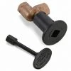 INDOOR FIRE HPC - Hearth MAFB, 1/2" WALL/FLOOR Angled Fireplace / Fire Pit Key Valve Kit Flat Black Wall/Floor Angled Key Valve Kit. Includes Key, Flange And Valve.