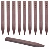 ONE STOP OUTDOOR ARTIFICIAL TURF 12" Brown Bender Board Edging Stakes, Nails - Landscape & Garden Terrace Edging