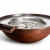 HPC Hearth 31" Tempe Series - Copper Round Fire & Water Bowl - Includes Electronic Ignition OUTDOOR FIRE