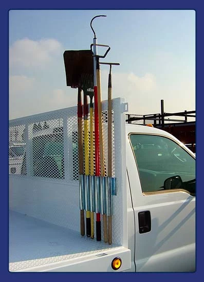 Www.onestopoutdoor.com Universal Truck Bed, Flatbed & Trailer Mounted - Steel Garden Tool Rack 1 Www.onestopoutdoor.com Universal Truck Bed, Flatbed & Trailer Mounted - Steel Garden Tool Rack
