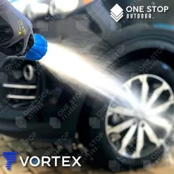 ONE STOP OUTDOOR Vortex Fireman Style Hose Nozzle Sprayer - Heavy Duty Garden Nozzle - Black HOSE, NOZZLES, ETC.