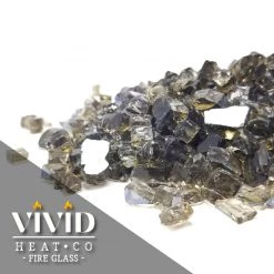 ONE STOP OUTDOOR 10lbs 1/2" Metallic Bronze - Tempered Reflective Fire Glass Rock For Fireplace & Fire Pit 8 ONE STOP OUTDOOR 10lbs 1/2