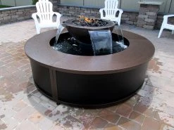 OUTDOOR FIRE HPC Hearth H2Onfire 360 - Copper Fire Water Insert, Fire Pit & Waterfall Bowl W/ Electronic Ignition 7 OUTDOOR FIRE HPC Hearth H2Onfire 360 - Copper Fire Water Insert, Fire Pit & Waterfall Bowl W/ Electronic Ignition