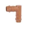 DRIP IRRIGATION DIG - 15-042 - 1/2" Barb Insert Elbow Fittings (Brown) (25 Pack)