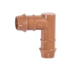 DRIP IRRIGATION DIG - 15-042 - 1/2" Barb Insert Elbow Fittings (Brown) (25 Pack)