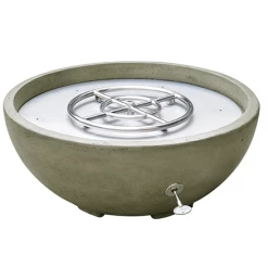 VIVID Heat VIVID-X 30" Premium Round Cement Fire Pit Bowl (Tan / Sand)